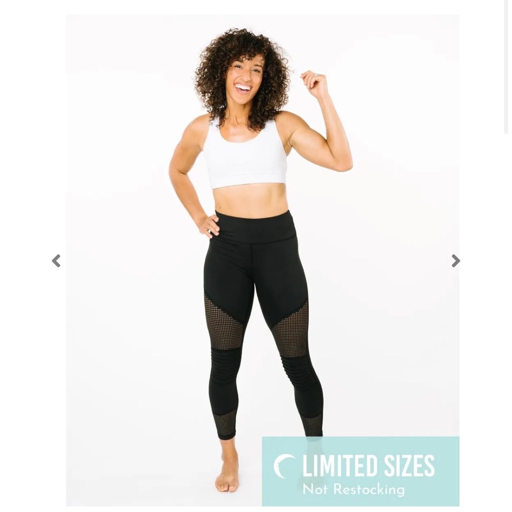 | ZYIA | black Moto High N Tight leggings. Size 6-8.